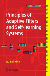 A. Zaknich — Principles of adaptive filters and self-learning systems