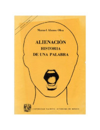 Olea Manuel Alonso — Alienacion Historia De Una Palabra