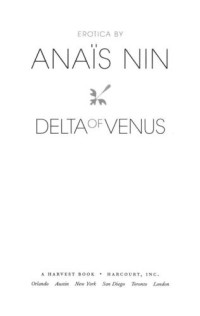 Nin, Anaïs;Pitt, Ingrid — Delta of Venus: erotica