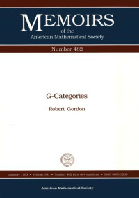 Robert Gordon — G-Categories