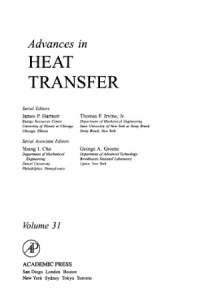 Irvine T.F., Hartnett J.P., Cho Y.I., Greene G.A. (eds.) — Advances in Heat Transfer