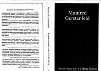 Manfred Gerstenfeld — Environment and Confusion
