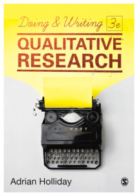 Adrian Holliday — Doing & Writing Qualitative Research