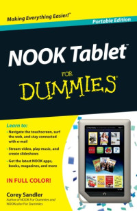 Sandler, Corey — Nook tablet for dummies