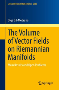 Olga Gil-Medrano — The Volume of Vector Fields on Riemannian Manifolds: Main Results and Open Problems