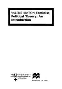 Брайсон В. — Политическая теория феминизма. Введение