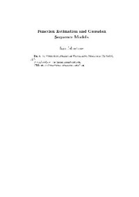 Johnstone  — Function estimation and Gaussian sequence Models
