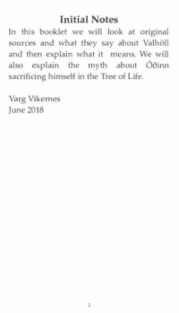 Varg Vikernes, Marie Cachet — Paganism Explained, Part IV: Valholl & Odinn in Yggdrasill