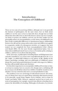 Andrew Stables — Childhood and the Philosophy of Education: An Anti-Aristotelian Perspective