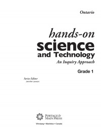 Jennifer E. Lawson — Hands-On Science and Technology for Ontario, Grade 1 : An Inquiry Approach