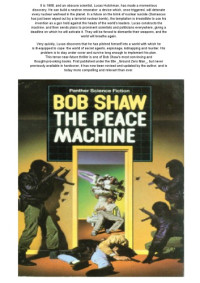 Bob Shaw — The Peace Machine (AKA Ground Zero Man)