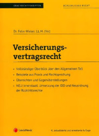 Felix Wieser — Versicherungsvertragsrecht