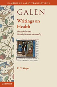 unknown — Galen: Writings on Health: Thrasybulus and Health (De sanitate tuenda)