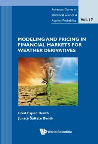 Fred Espen Benth; Jurate Saltyte-benth — Modeling And Pricing In Financial Markets For Weather Derivatives