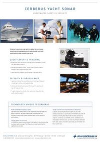 Cerberus Yacht Sonar. — Underwater Safety & Security