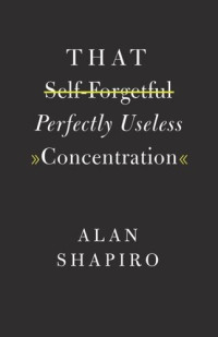 Alan Shapiro — That Self-Forgetful Perfectly Useless Concentration