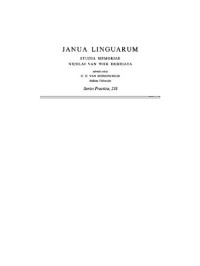 Richard Jordan,  Eugene J. Crook — Handbook of the Middle English Grammar: Phonology