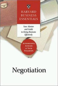 Michael Wheeler — Negotiation (Harvard Business Essentials Series)