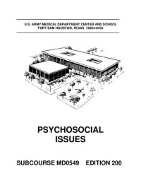 US Army medical department — Psychosocial Issues MD0549