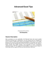  — K2 Enterprises. Advanced Excel Tips