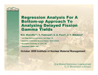  — Analyzing Delayed-Fission Gamma Yields [pres. slides]