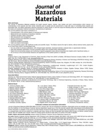 D. Aga, W. Choi, A. Daugulis, G. Li Puma, G. Lyberatos, J.H. Tay — Journal of Hazardous Materials Volume 195