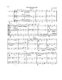 Joplin Scott. — The Strenuous Life. Sax trio