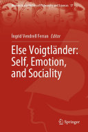 Íngrid Vendrell Ferran — Else Voigtländer: Self, Emotion, and Sociality