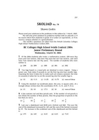 Canadian Mathematical Society — Crux Mathematicorum with Mathematical Mayhem - Volume 30 Number 5 (2004)