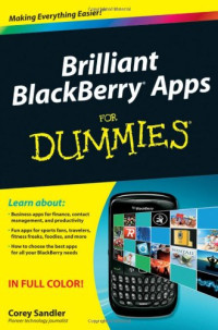 Corey Sandler — Brilliant BlackBerry Apps For Dummies