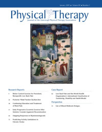 APTA — Physical Therapy- Journal of the APTA- January 2009, Volume 89, Issue 1