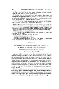 Bancroft W.D., Richter G.H. — Reversible Coagulation in Living Tissue IV