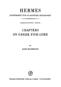 John Anthony Richmond — Chapters on Greek Fish-lore