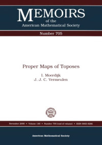 Ieke Moerdijk, J. J. Vermeulen — Proper Maps of Toposes