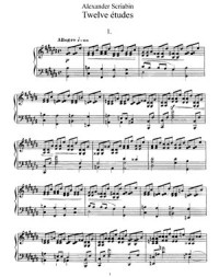 Скрябин А. — 12 этюдов Op.8