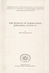 Irma Korkkanen — The Peoples of Hermanaric: Jordanes, "Getica" 116