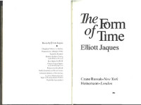 Elliot Jacques — The Form of Time