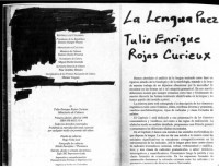 Rojas Curieux, Tulio Enrique — La lengua Paez