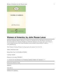 John Rouse Larus — Women of America