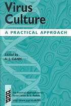 Alan Cann — Virus culture : a practical approach