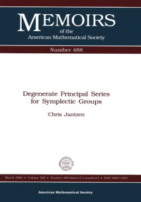 Chris Jantzen — Degenerate Principal Series for Symplectic Groups