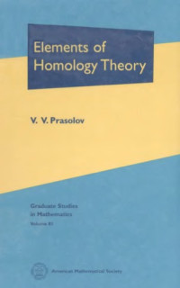 Victor Vasil'evich Prasolov, Виктор Васильевич Прасолов — Elements of Homology Theory