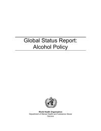 World Health Organization — Global Status Report: Alcohol Policy