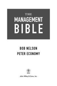 Nelson, Bob;Economy, Peter — The management bible