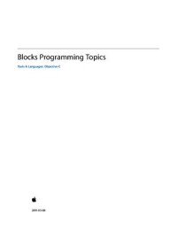  — Apple Inc. Blocks Programming Topics