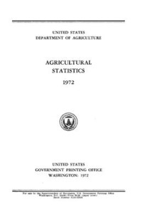  — Agricultural statistics 1972