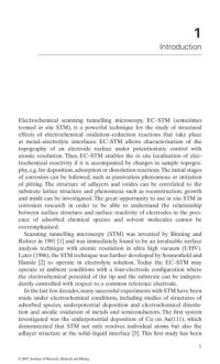 Lindstrom R., Maurice V., Klein L.H. — The use of electrochemical scanning tunnelling microscopy (EC-STM) in corrosion analysis: Reference material and procedural guidelines