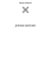 Dubnow, Simon — Jewish History