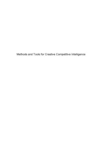 Stephane Goria — Methods and Tools for Creative Competitive Intelligence
