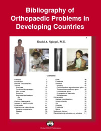 David A. Spiegel — Bibliography of Orthopaedic Problems in Developing Countries